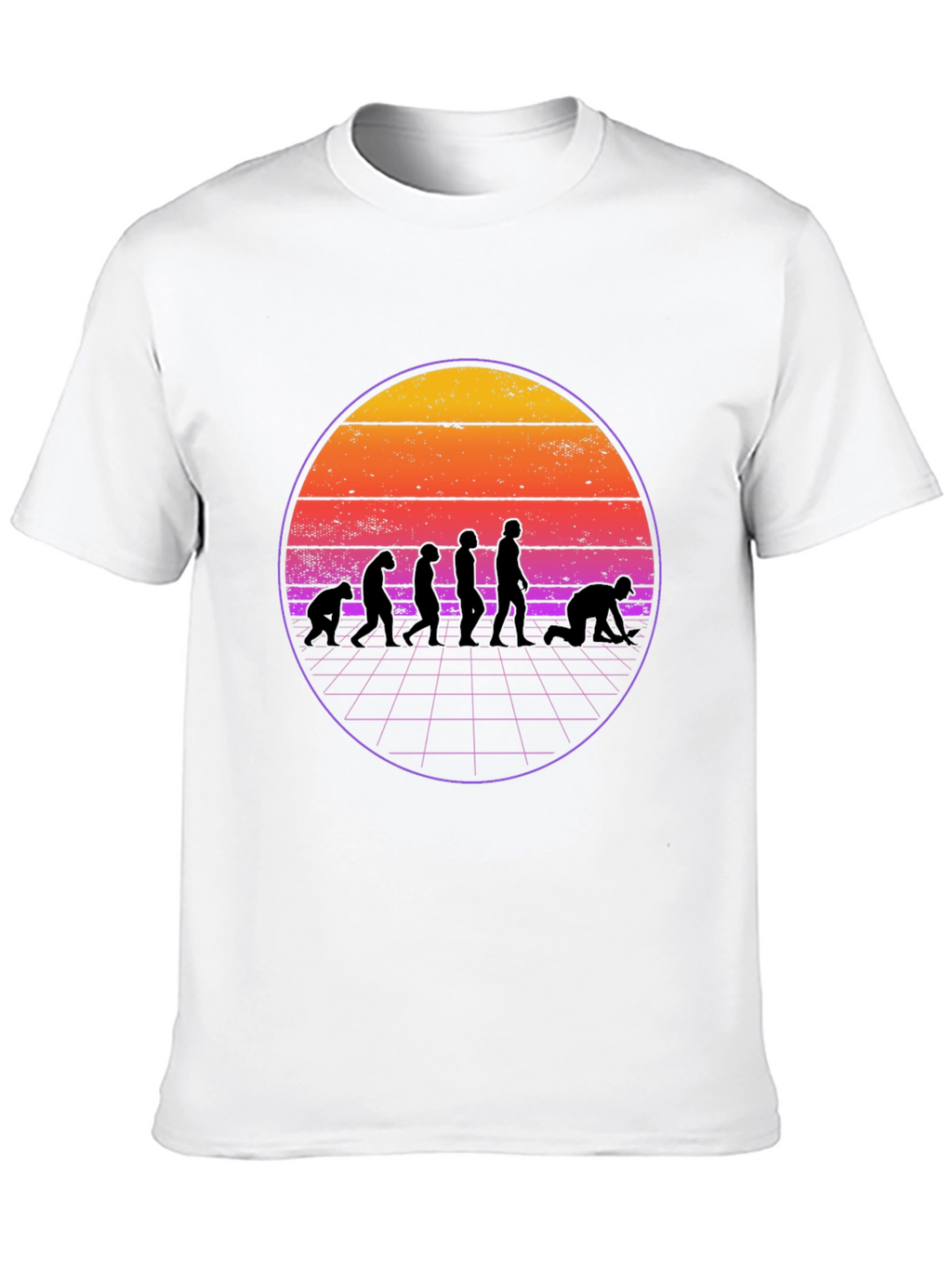 Retro Evolution T-Shirt - Black