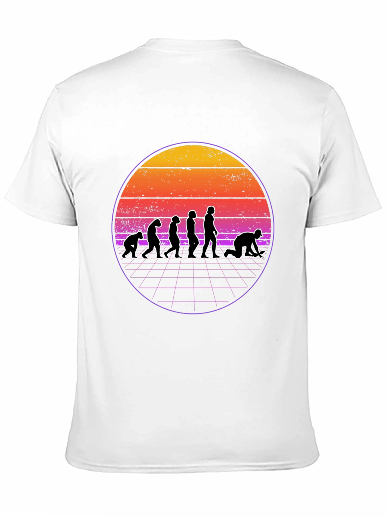 Retro Evolution T-Shirt - Black