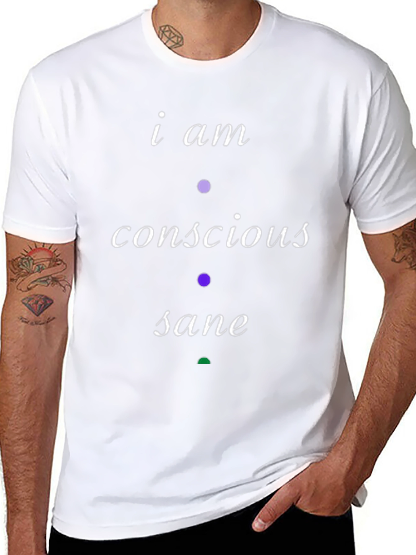 Conscious Sane T-Shirt - Modern Statement Tee