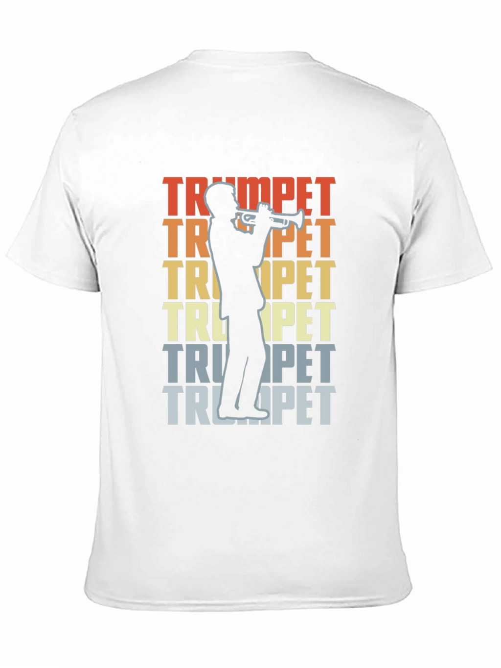 Trumpet Player Graphic T-Shirt - Retro Music Tee