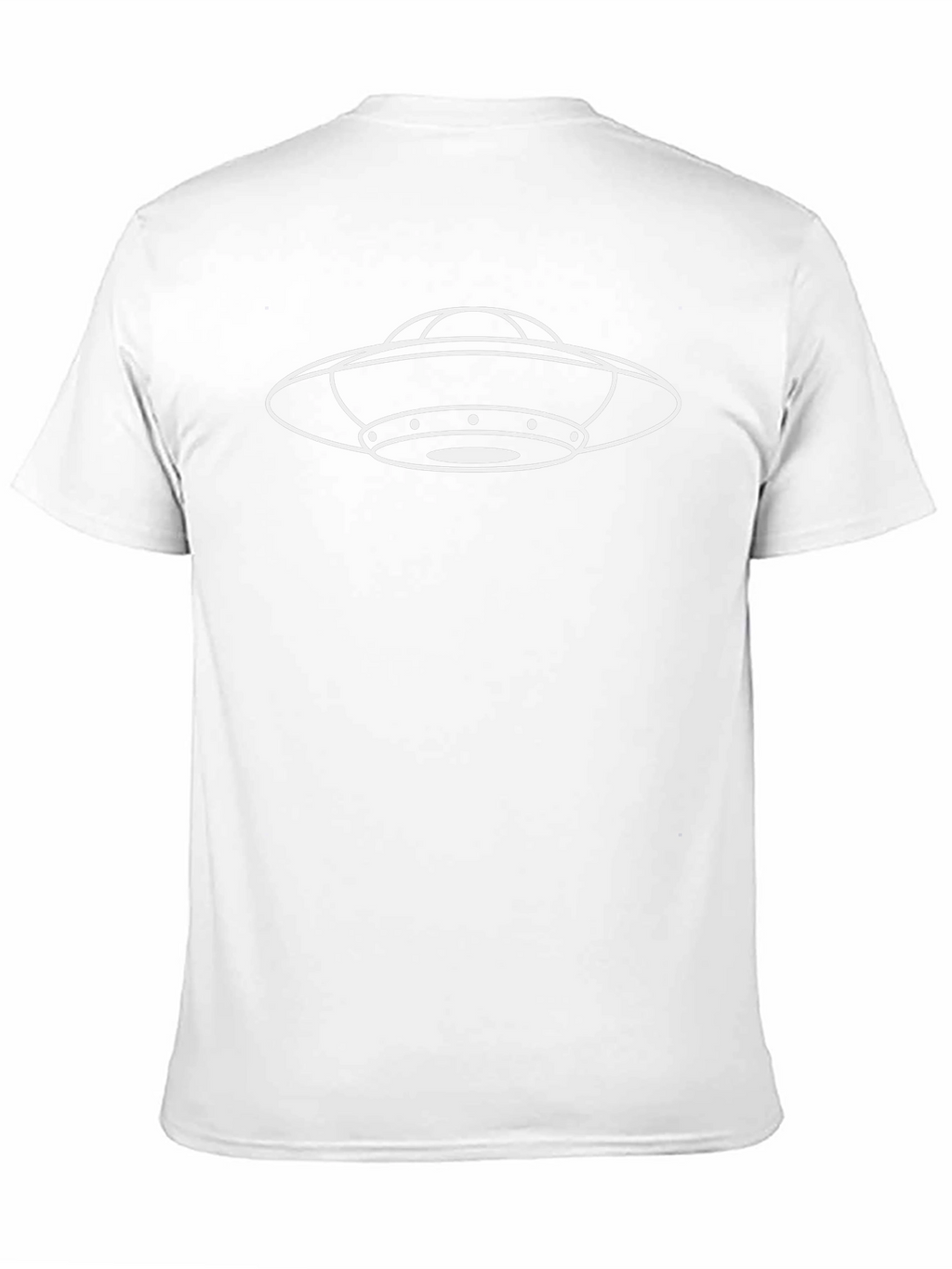 UFO Graphic Tee - Black Alien Abduction T-Shirt