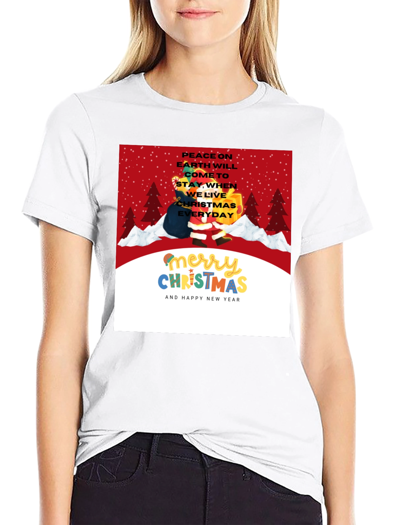 Christmas Everyday T-Shirt - Holiday Peace