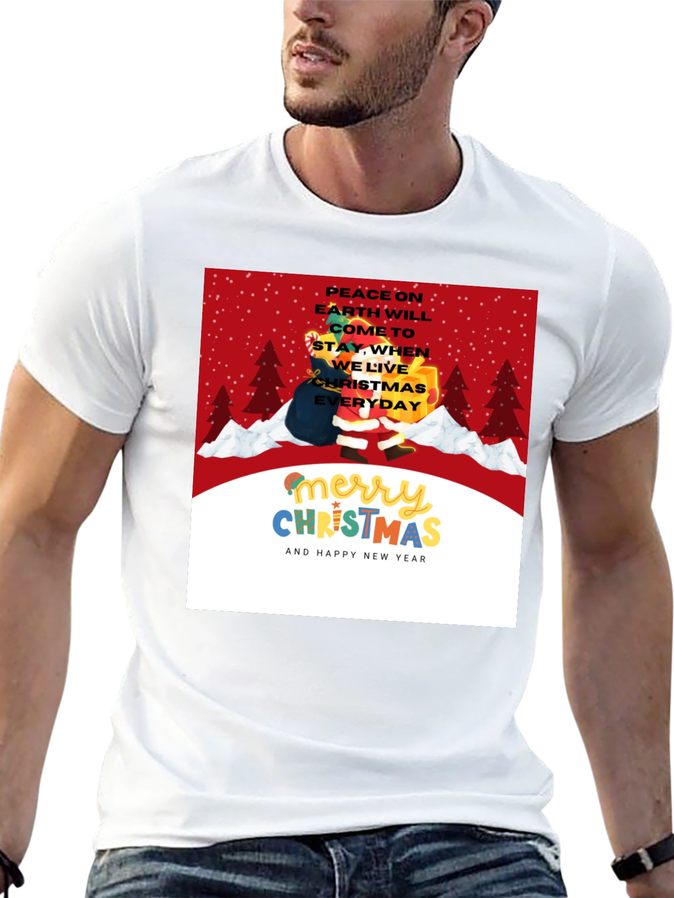 Christmas Everyday T-Shirt - Holiday Peace