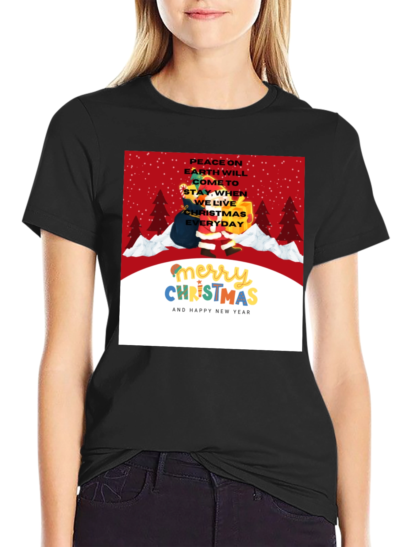 Christmas Everyday T-Shirt - Holiday Peace