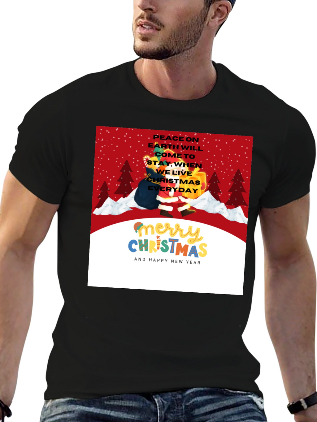 Christmas Everyday T-Shirt - Holiday Peace