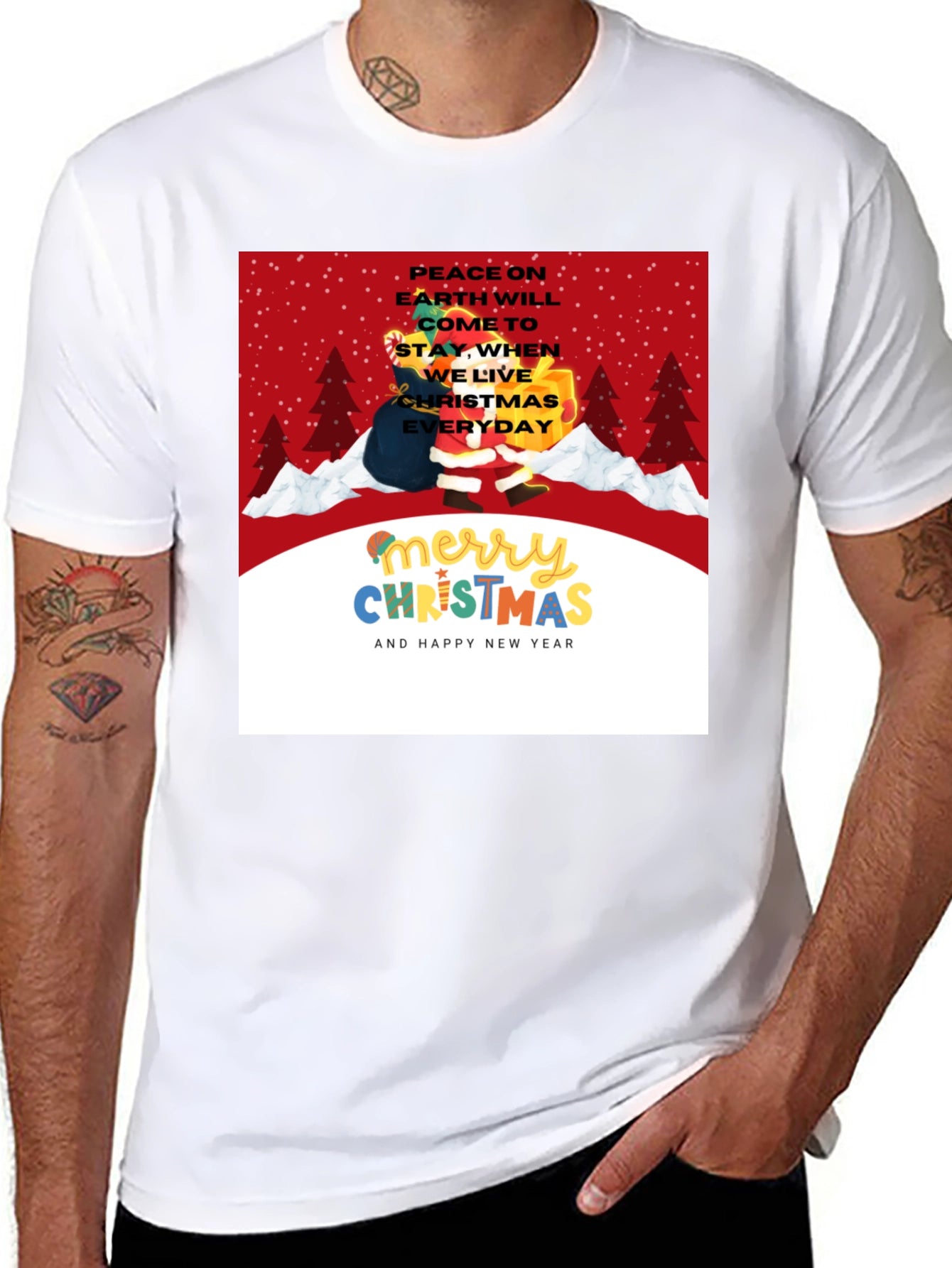 Christmas Everyday T-Shirt - Holiday Peace