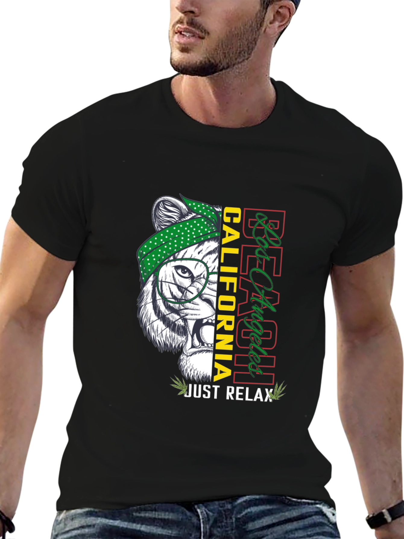 Cool Tiger Tee: California Beach Style