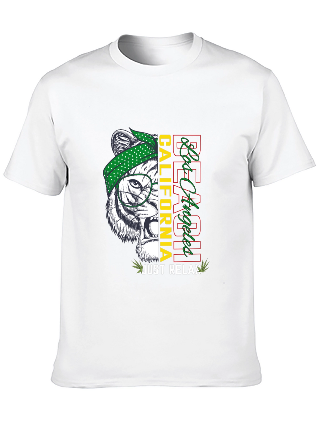 Cool Tiger Tee: California Beach Style