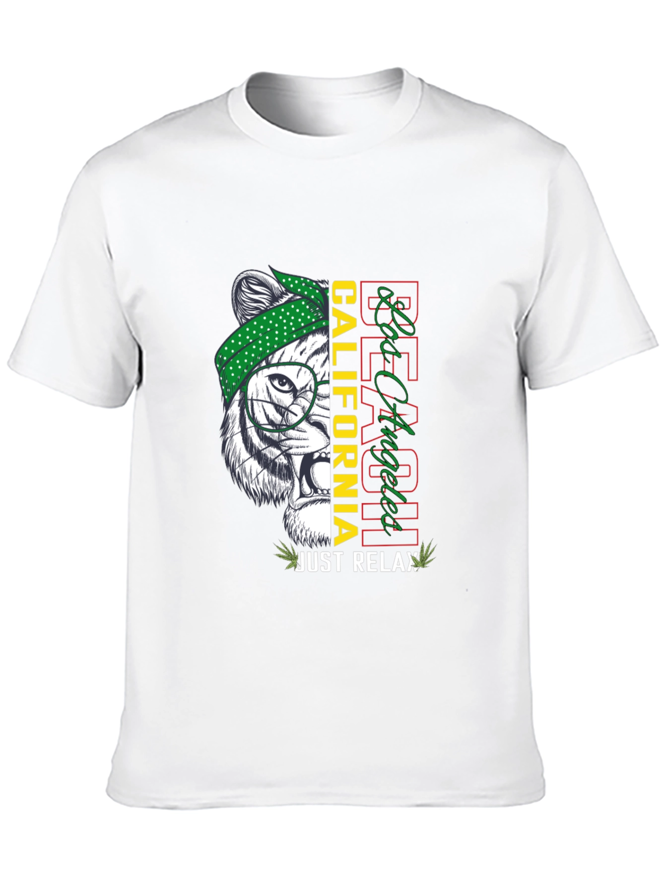 Cool Tiger Tee: California Beach Style