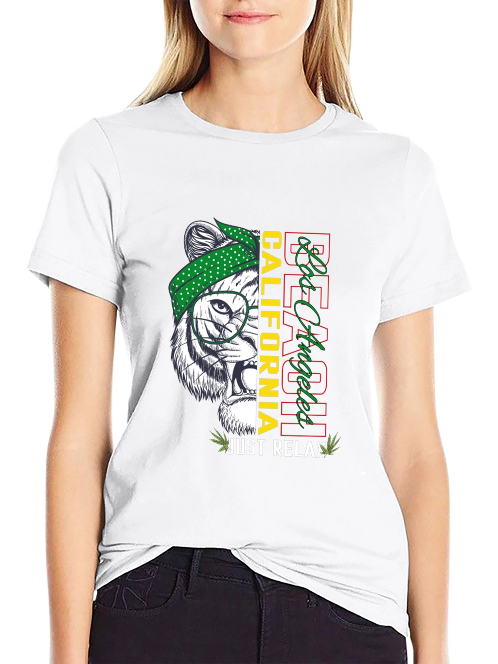 Cool Tiger Tee: California Beach Style