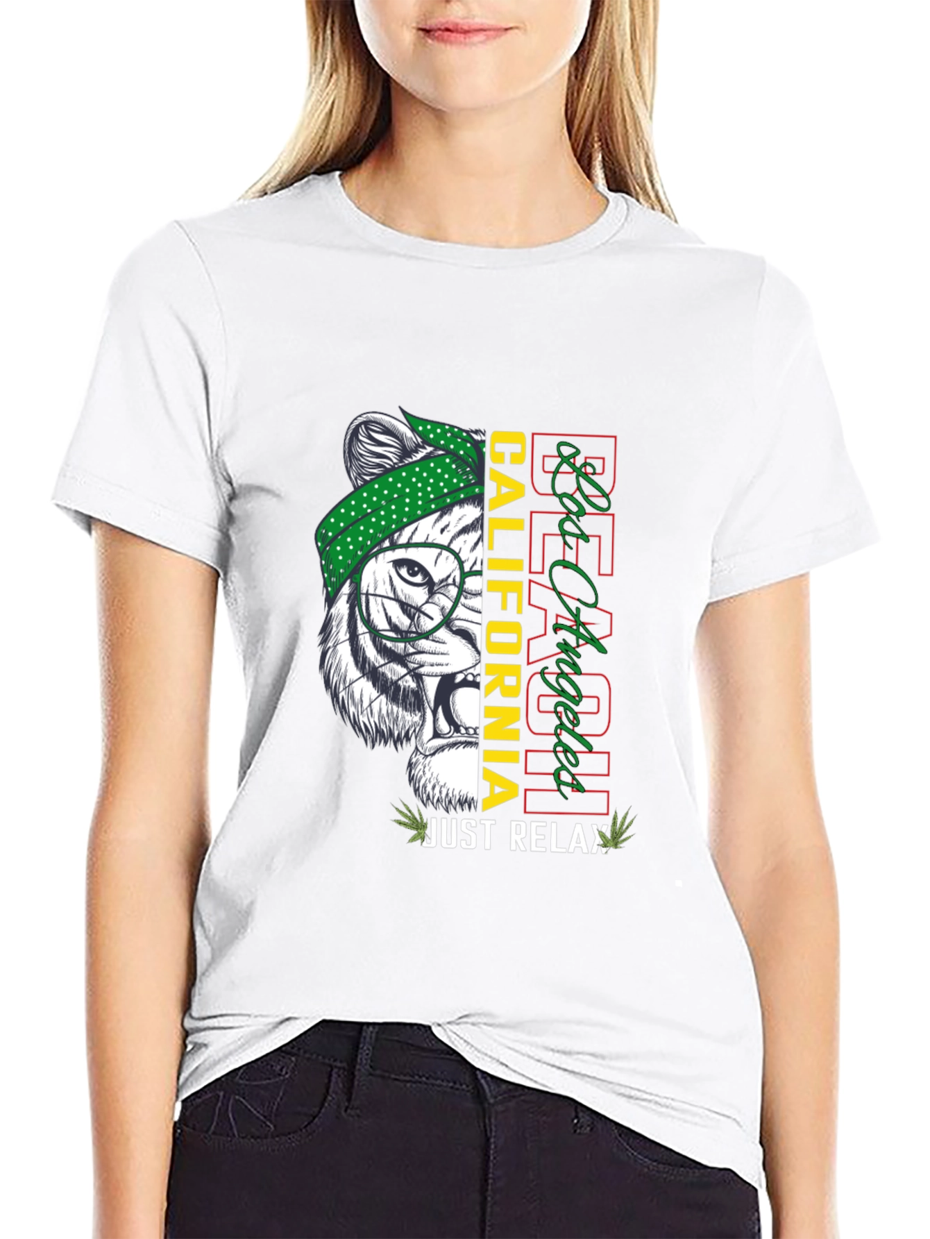 Cool Tiger Tee: California Beach Style