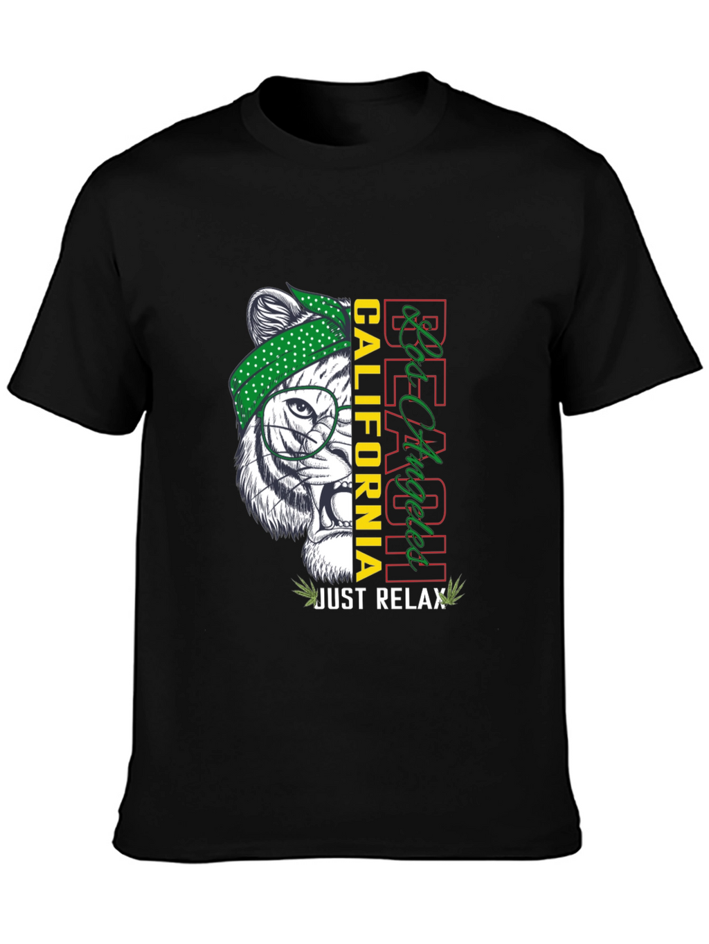 Cool Tiger Tee: California Beach Style