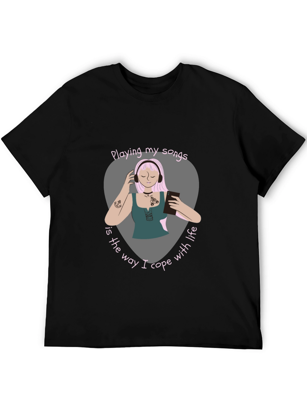 Music Lovers Comfort Tee - Playing My Songs