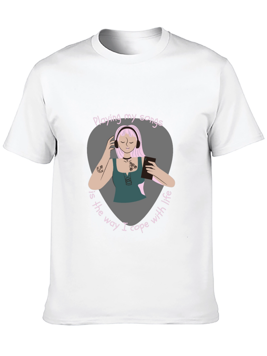 Music Lovers Comfort Tee - Playing My Songs