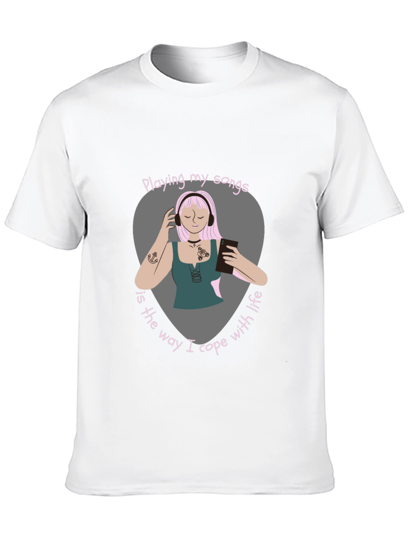 Music Lovers Comfort Tee - Playing My Songs
