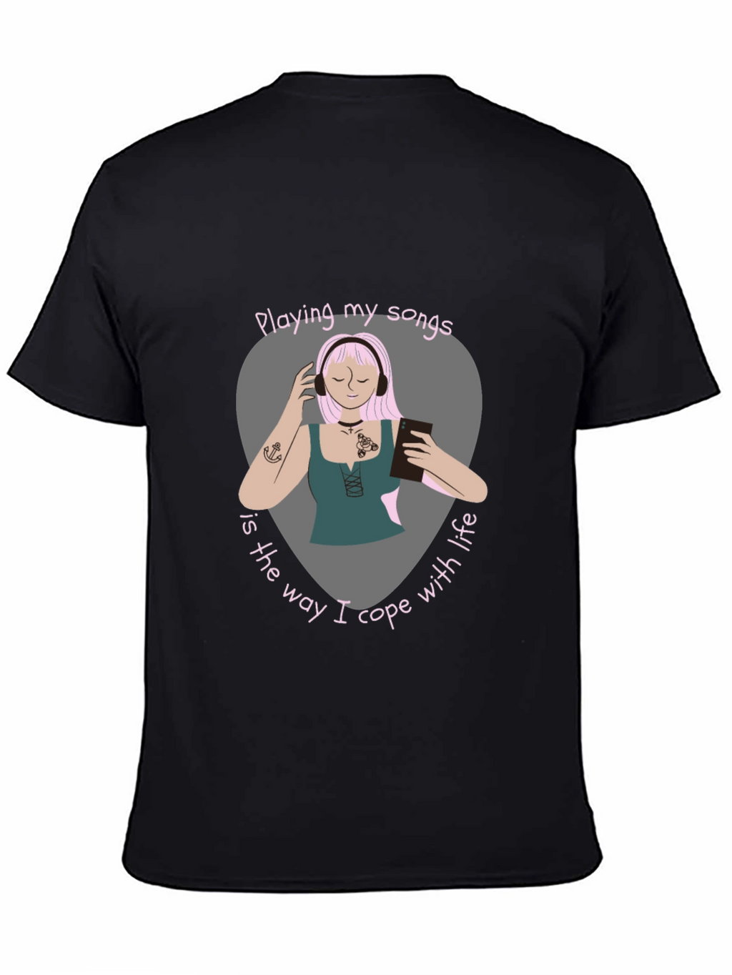 Music Lovers Comfort Tee - Playing My Songs