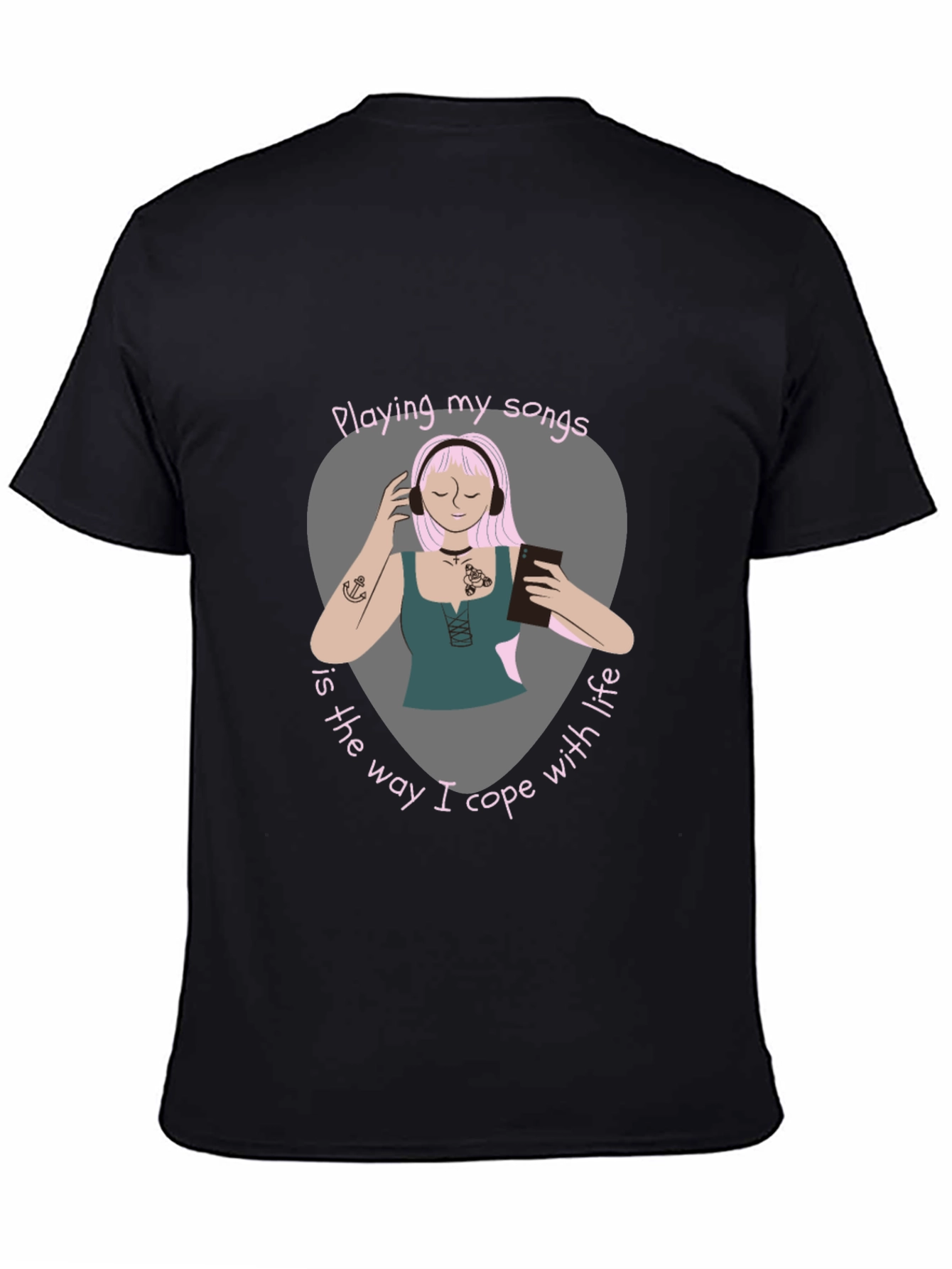 Music Lovers Comfort Tee - Playing My Songs