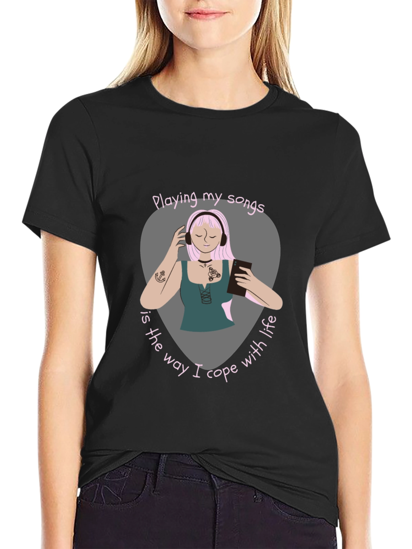 Music Lovers Comfort Tee - Playing My Songs