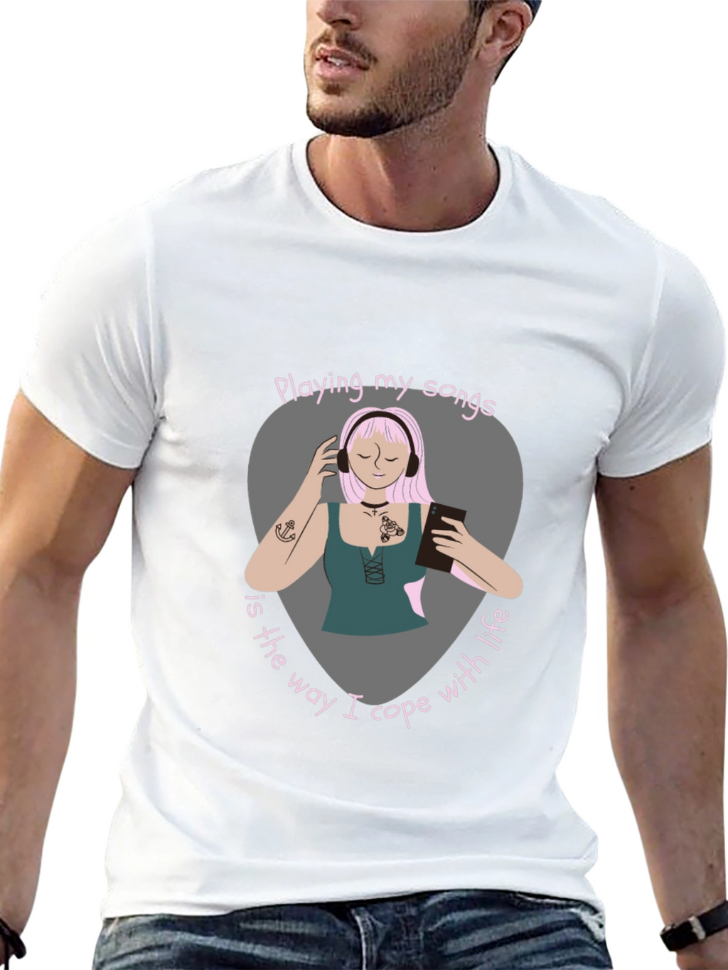 Music Lovers Comfort Tee - Playing My Songs