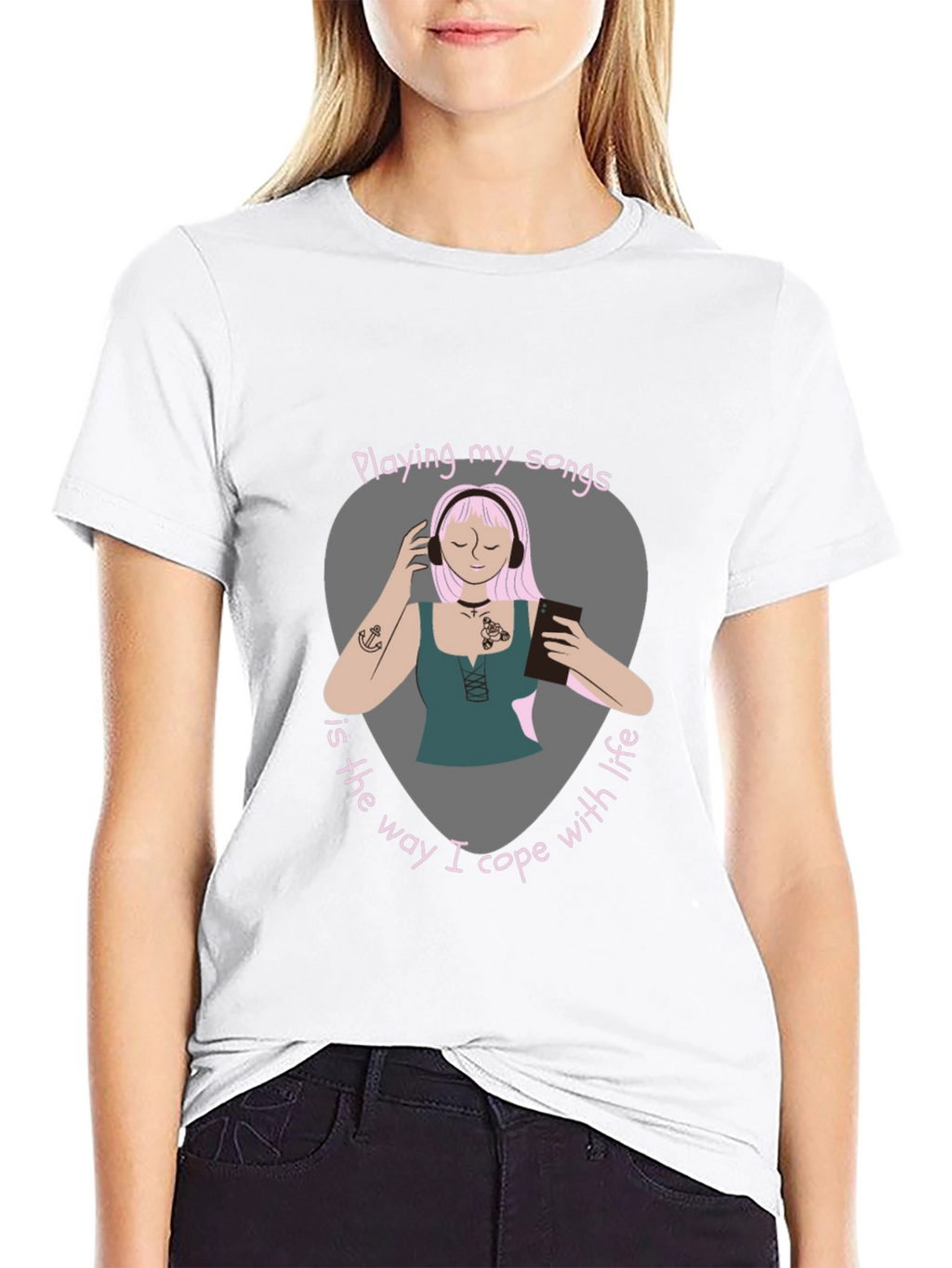 Music Lovers Comfort Tee - Playing My Songs
