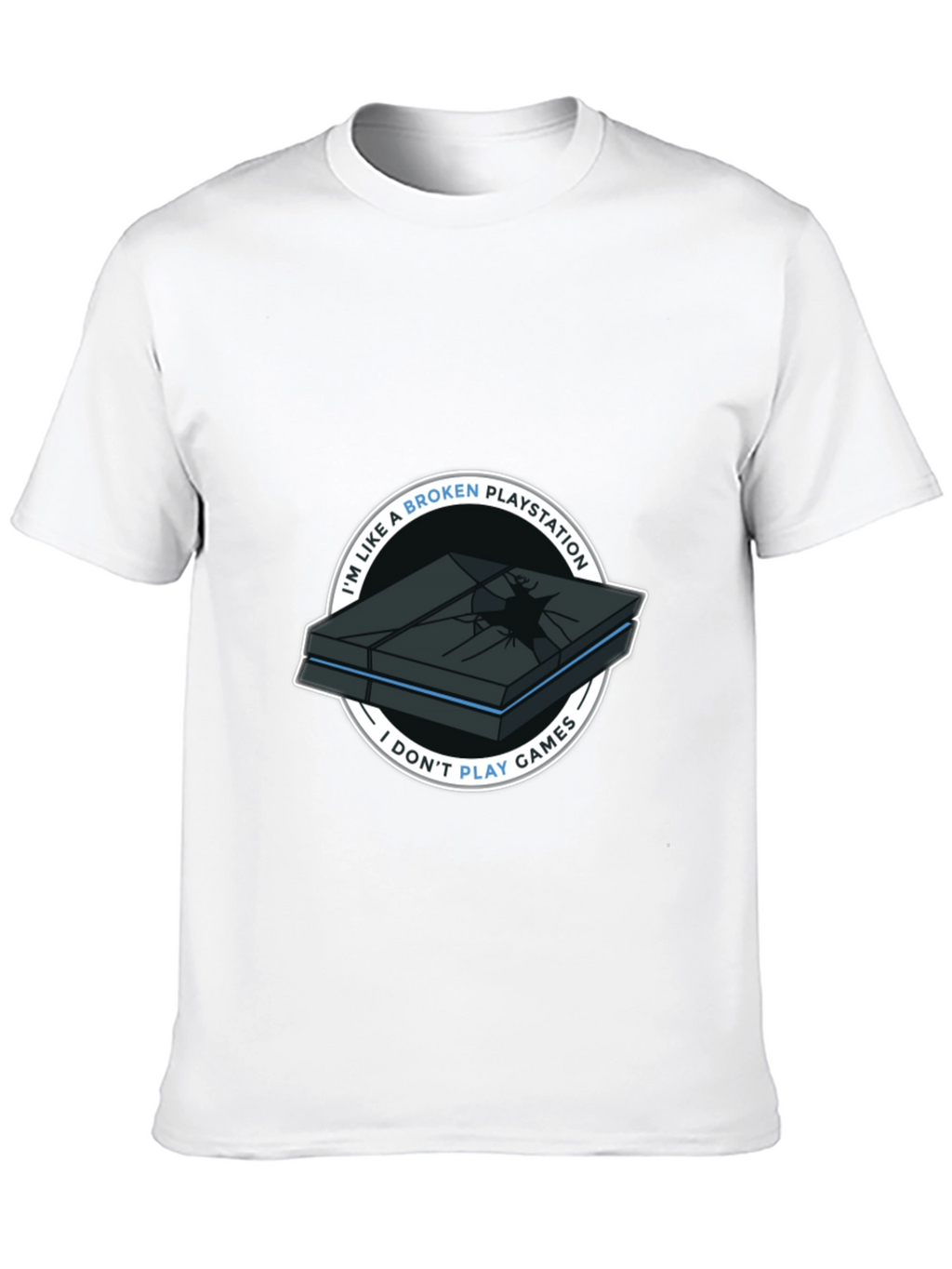 Broken Playstation Funny T-Shirt