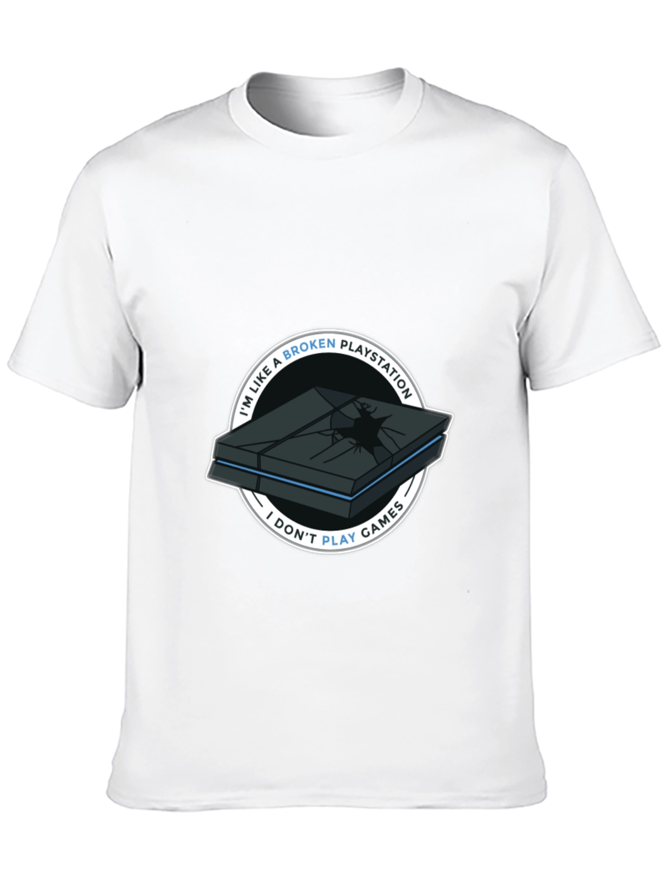 Broken Playstation Funny T-Shirt