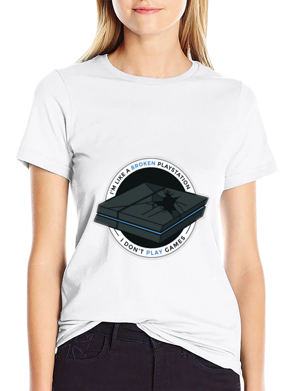 Broken Playstation Funny T-Shirt