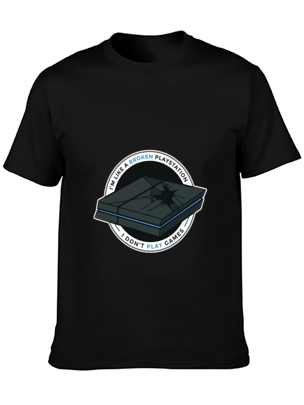 Broken Playstation Funny T-Shirt