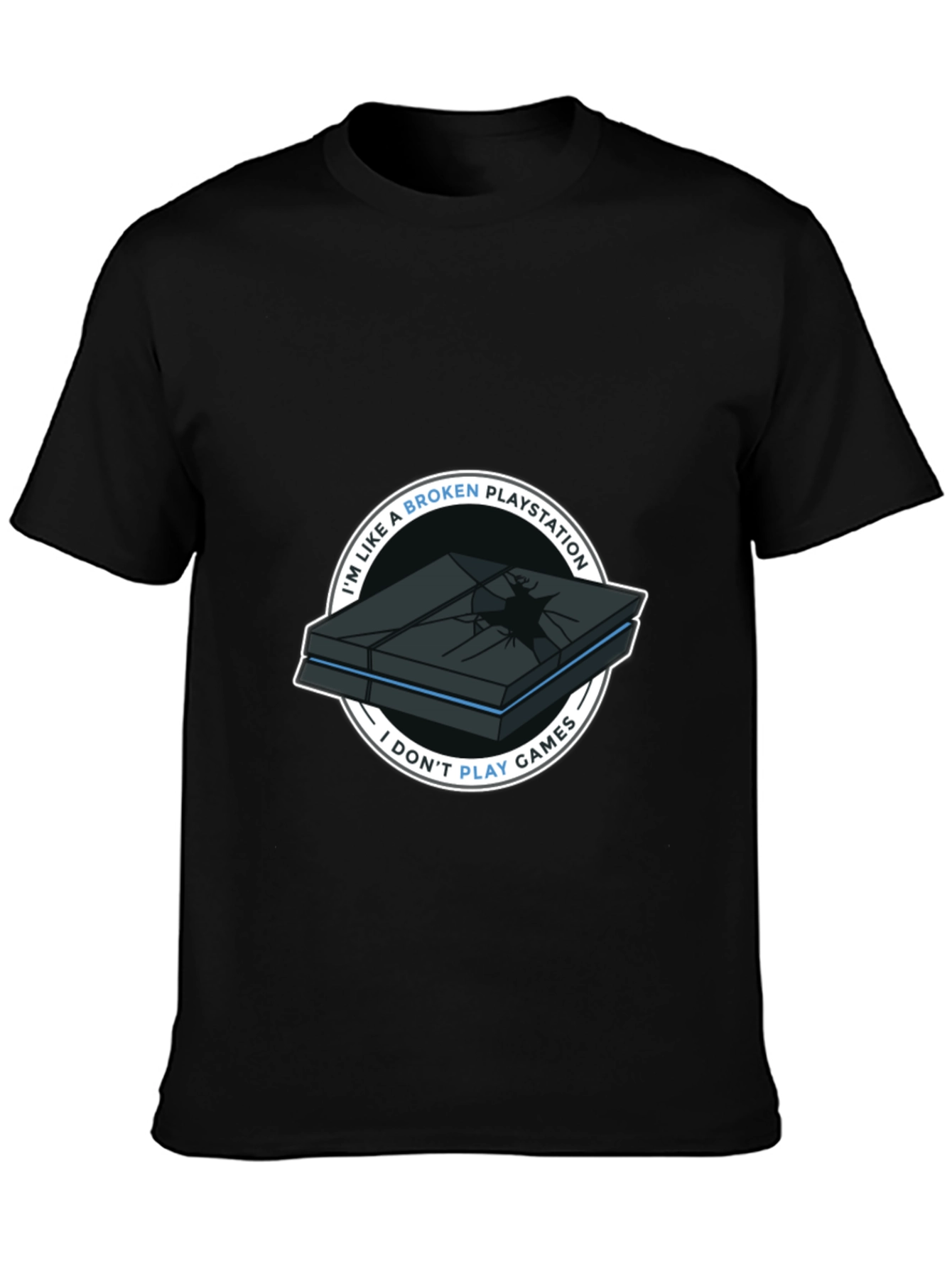 Broken Playstation Funny T-Shirt