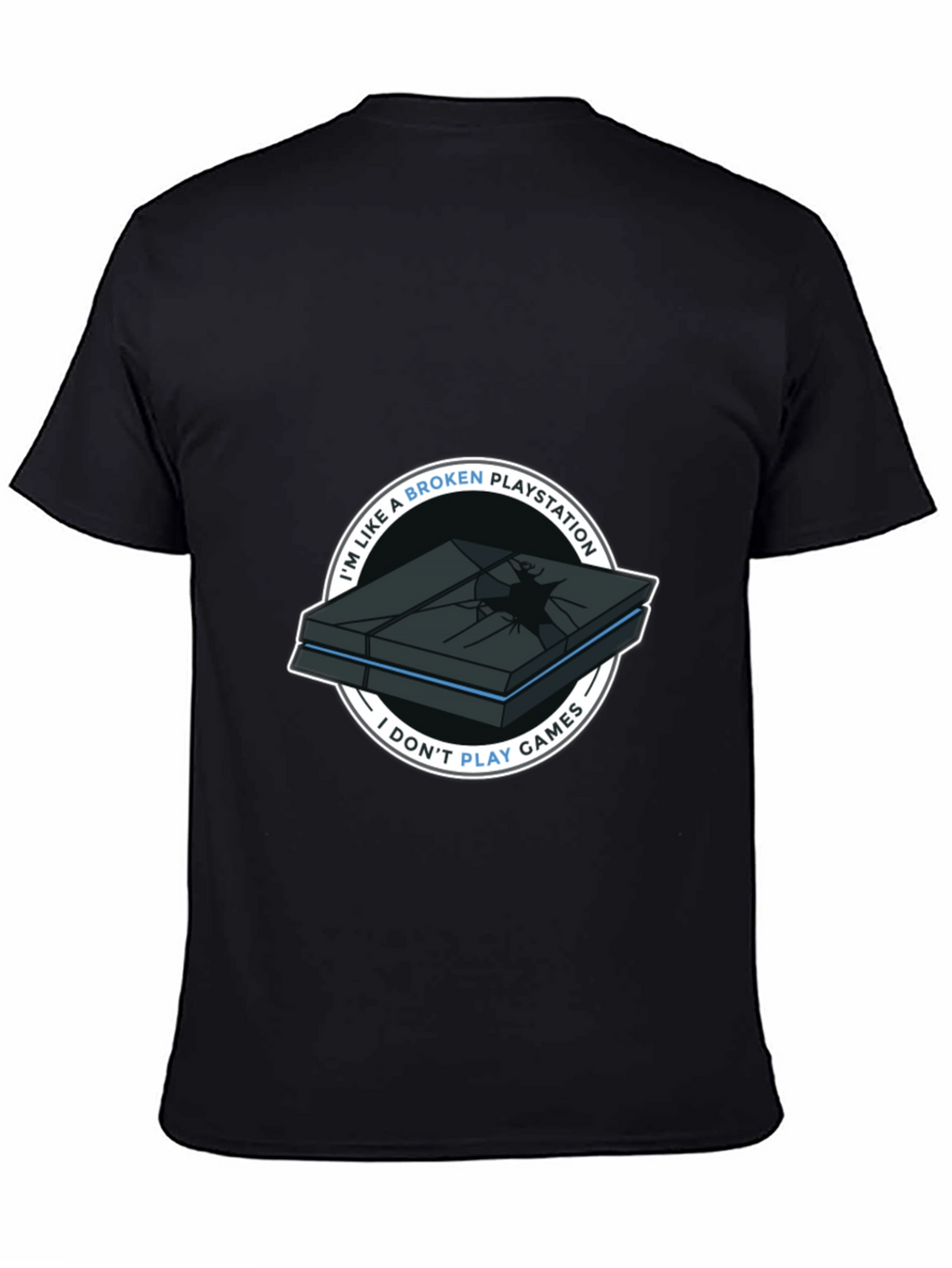Broken Playstation Funny T-Shirt