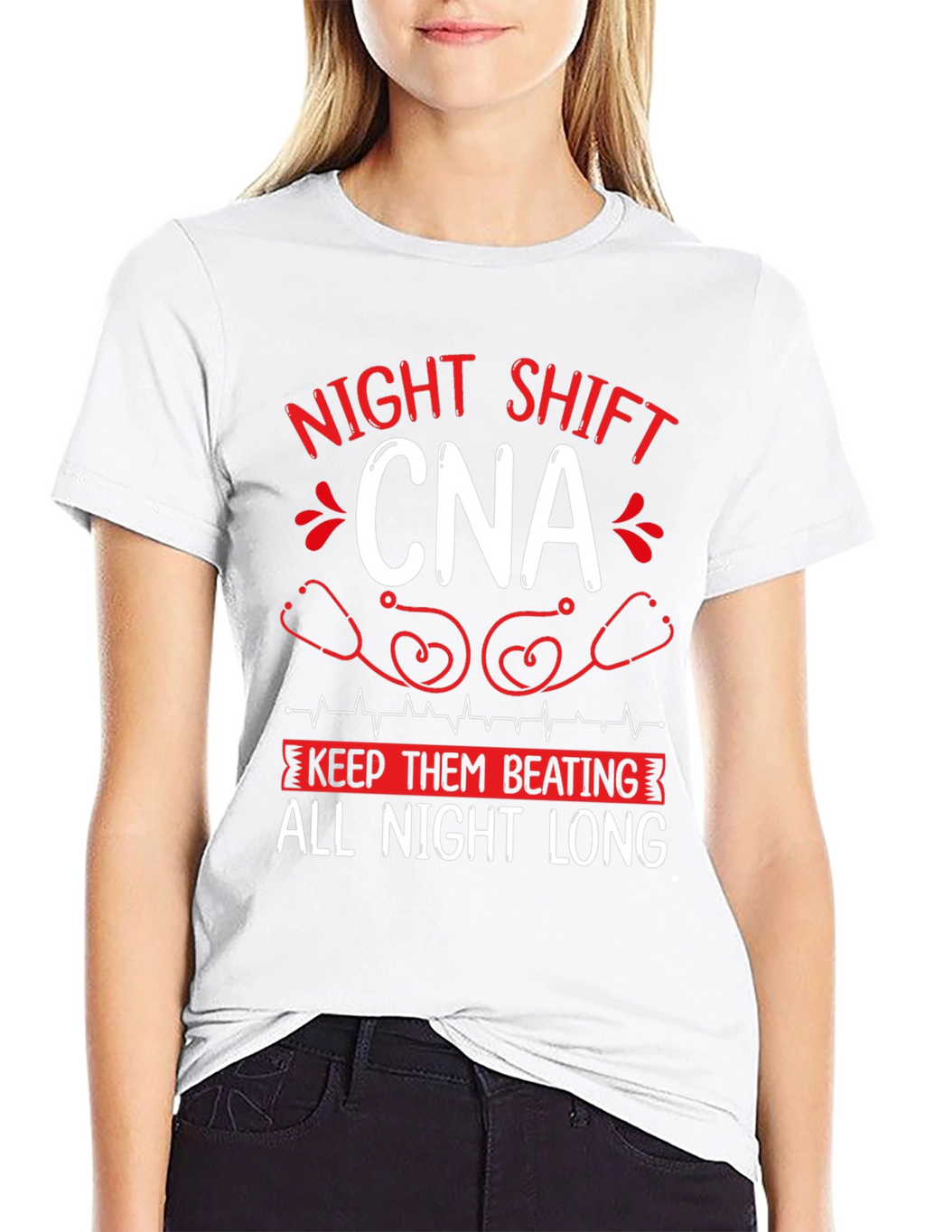 Night Shift CNA T-Shirt - Keep Them Beating