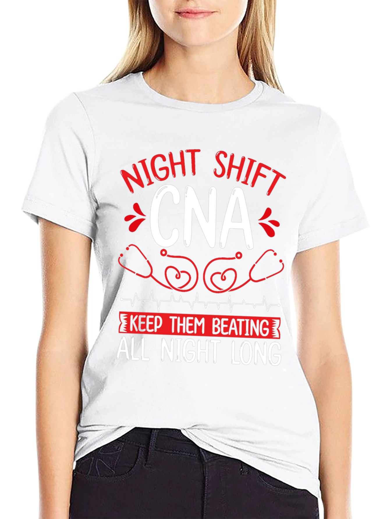 Night Shift CNA T-Shirt - Keep Them Beating