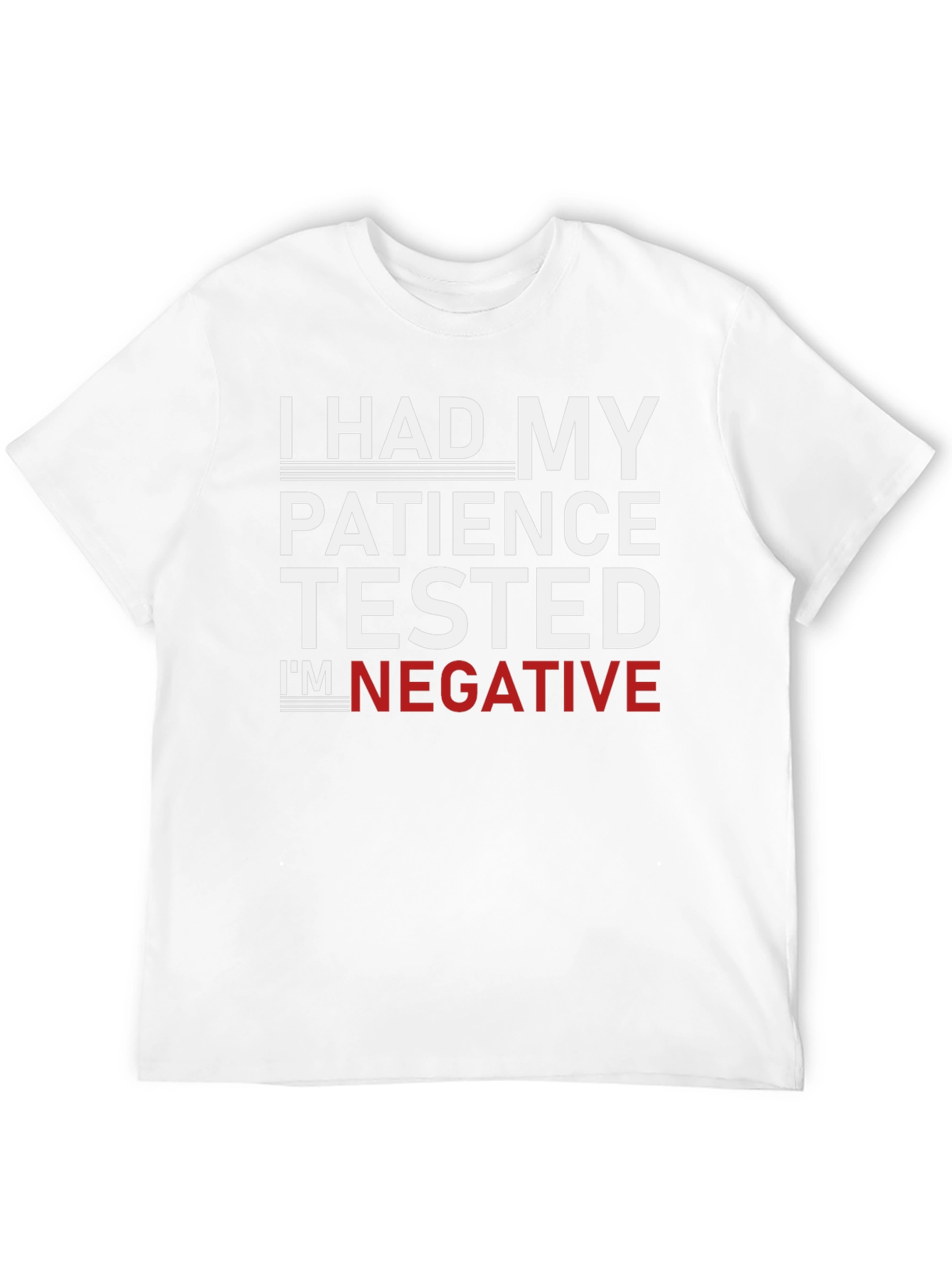 I Had My Patience Tested - Funny Graphic Tee