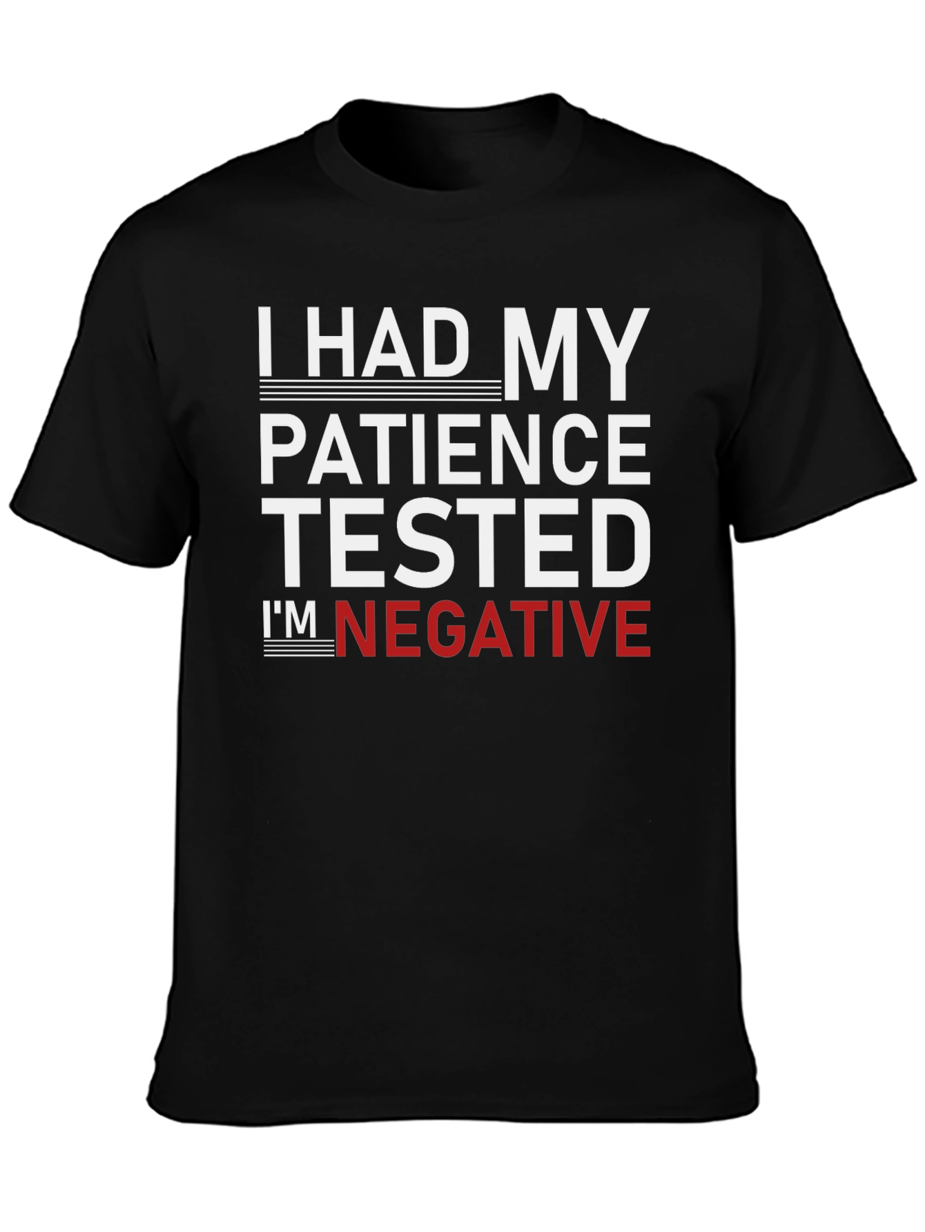 I Had My Patience Tested - Funny Graphic Tee