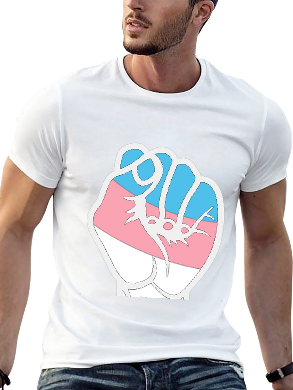 Transgender Pride Fist T-Shirt