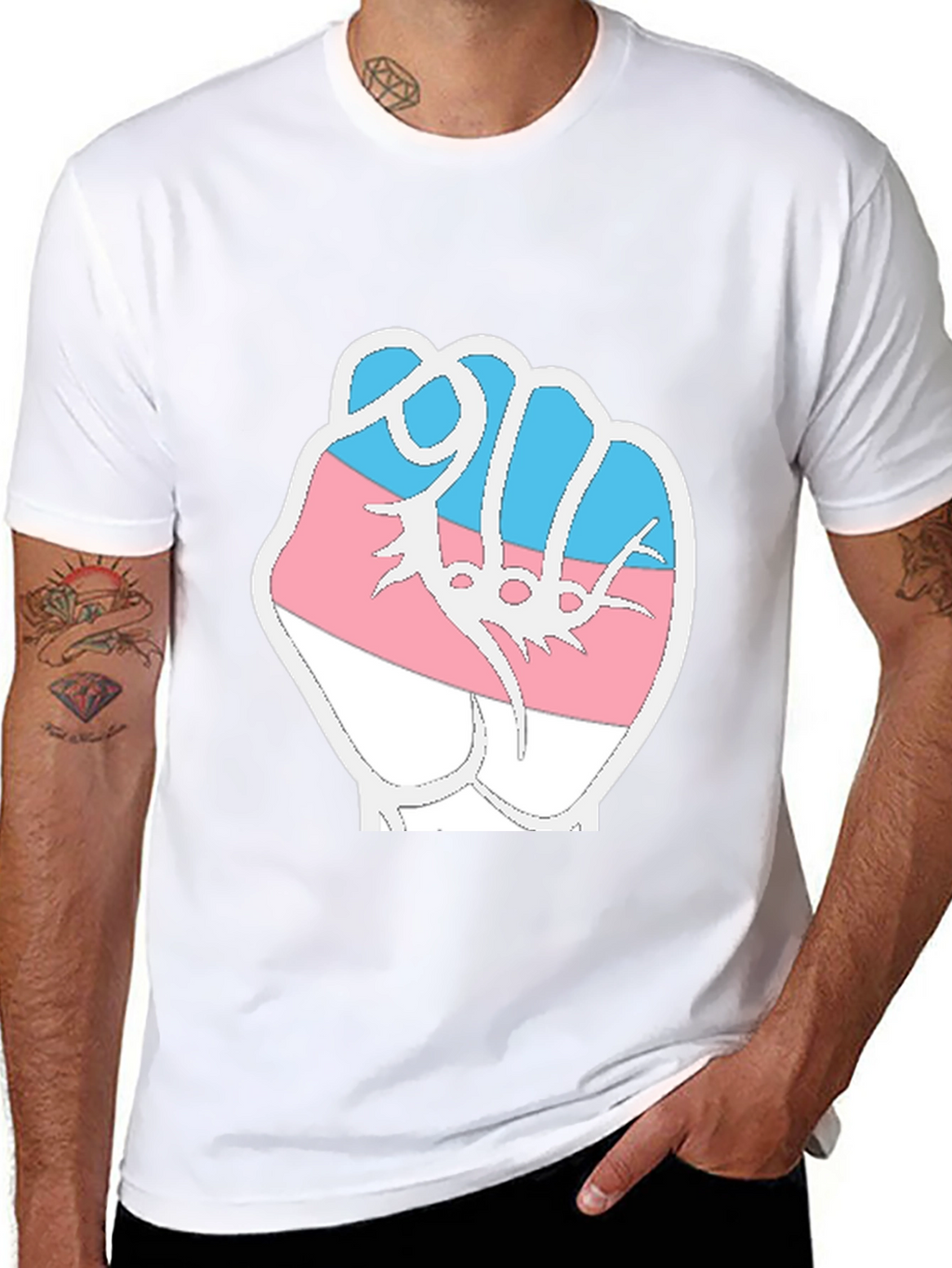 Transgender Pride Fist T-Shirt