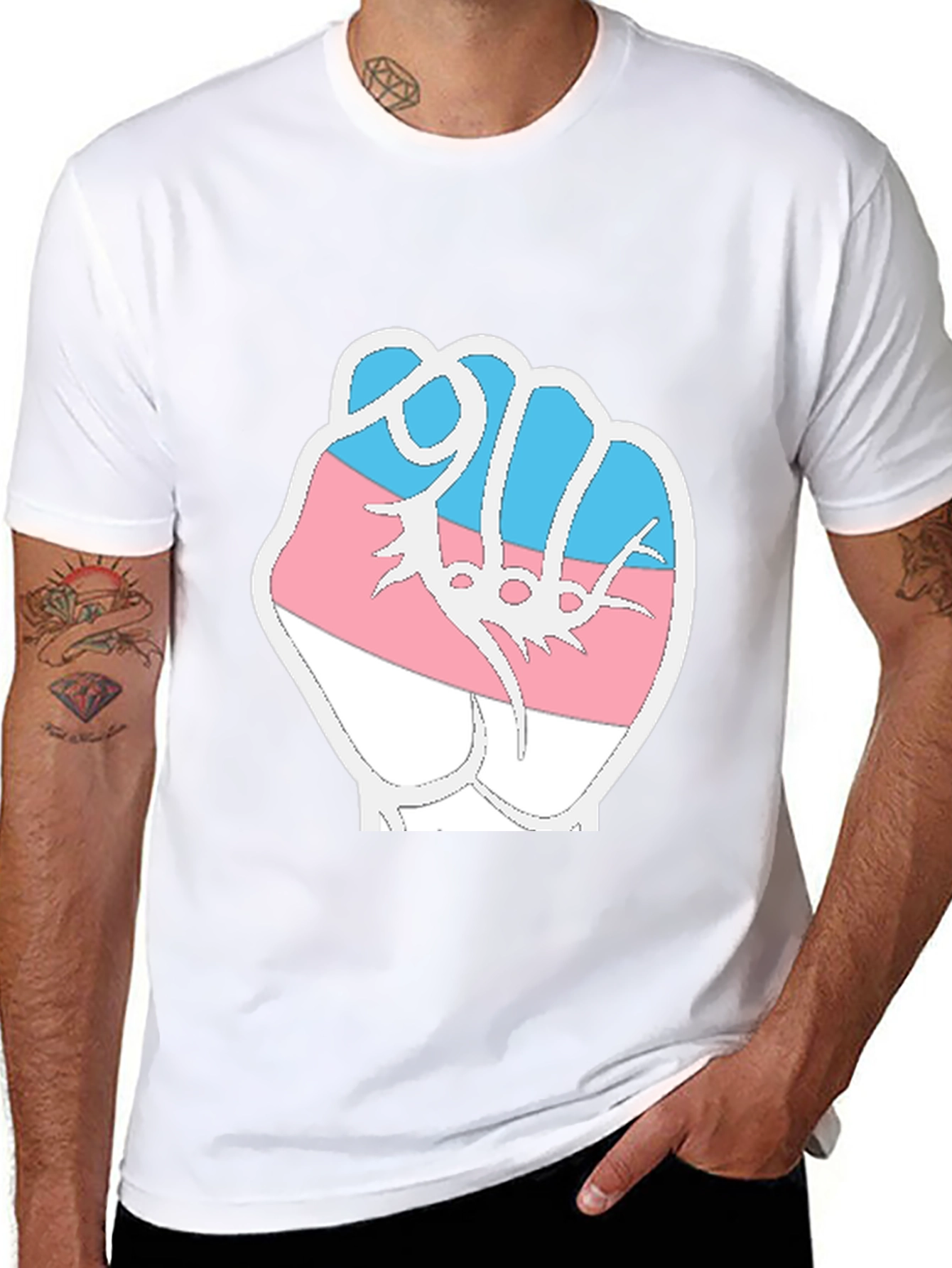 Transgender Pride Fist T-Shirt