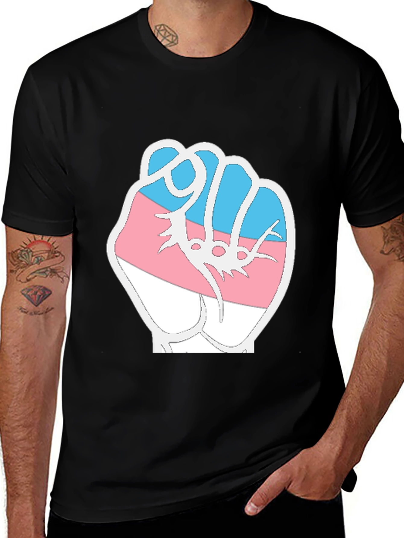 Transgender Pride Fist T-Shirt