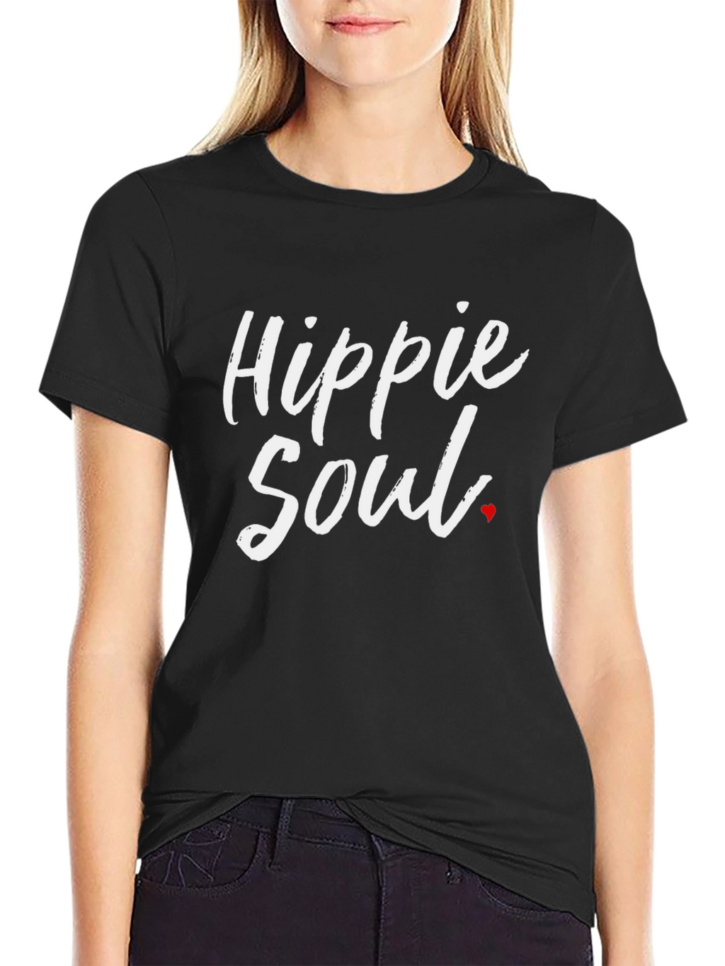 Hippie Soul Graphic T-Shirt - Black