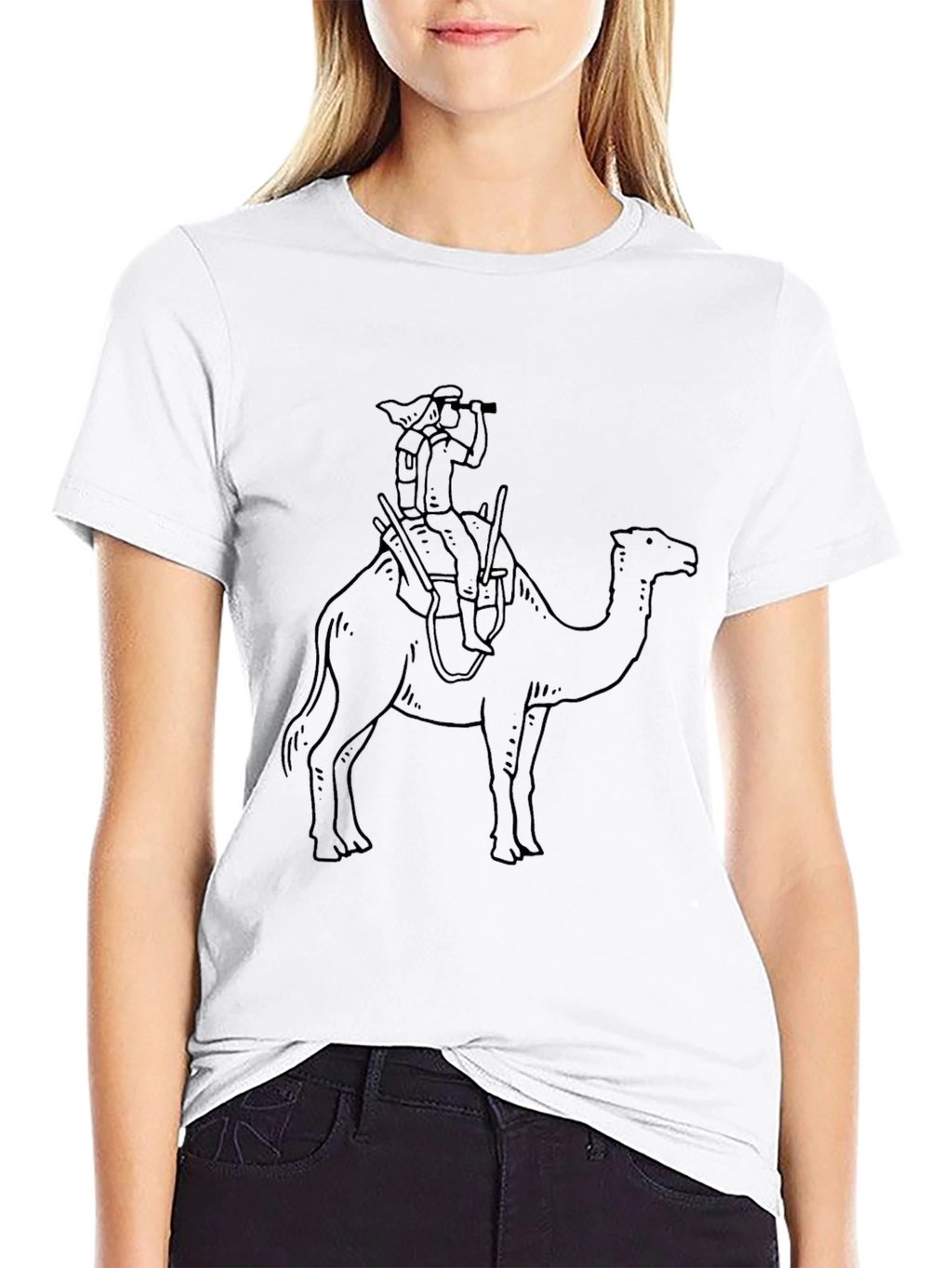 Camel Rider Graphic Tee - Black