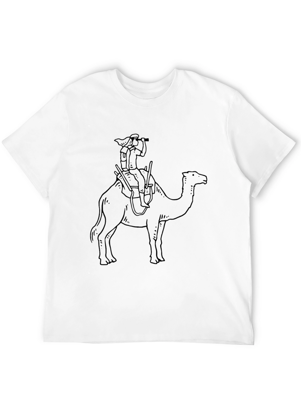 Camel Rider Graphic Tee - Black