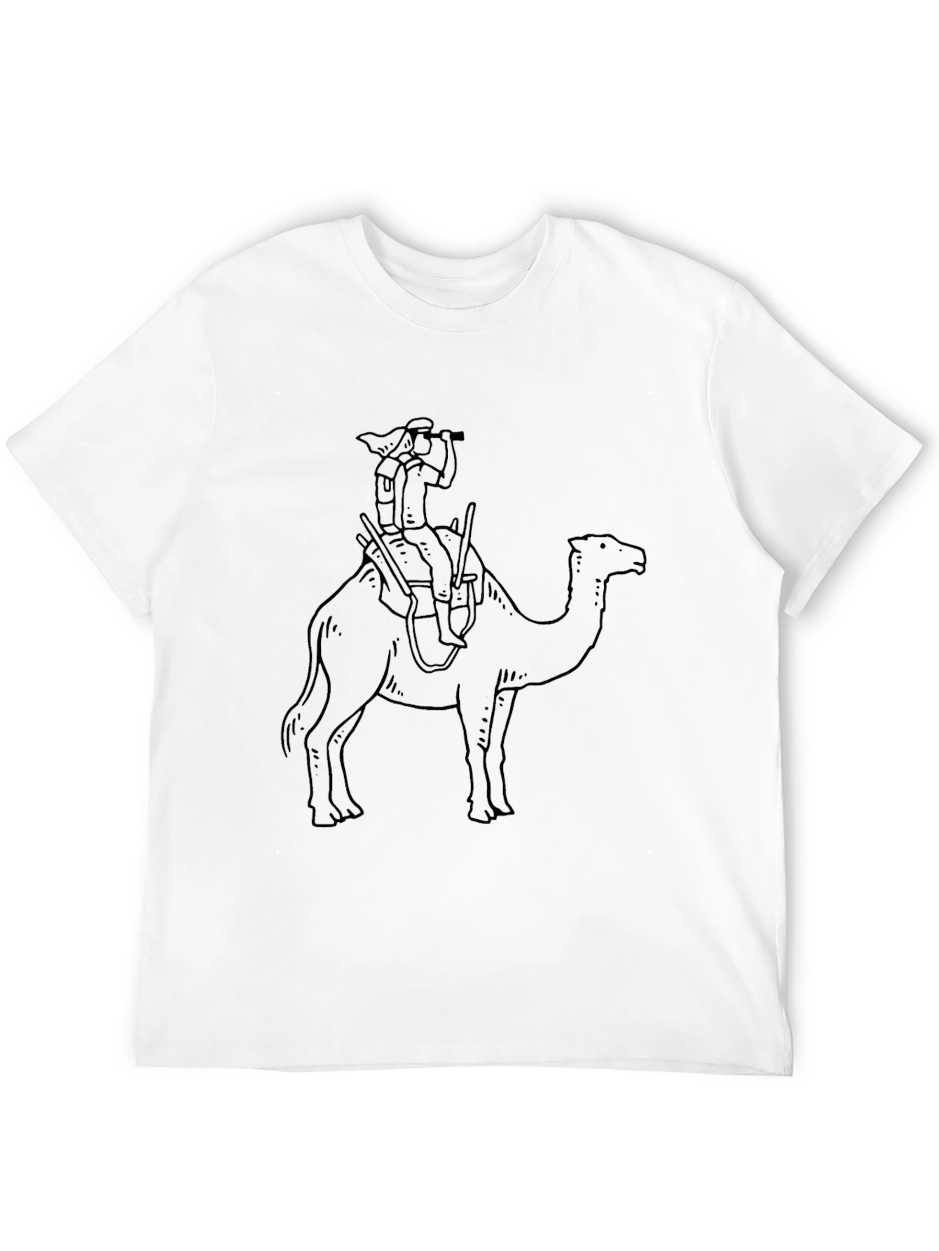 Camel Rider Graphic Tee - Black