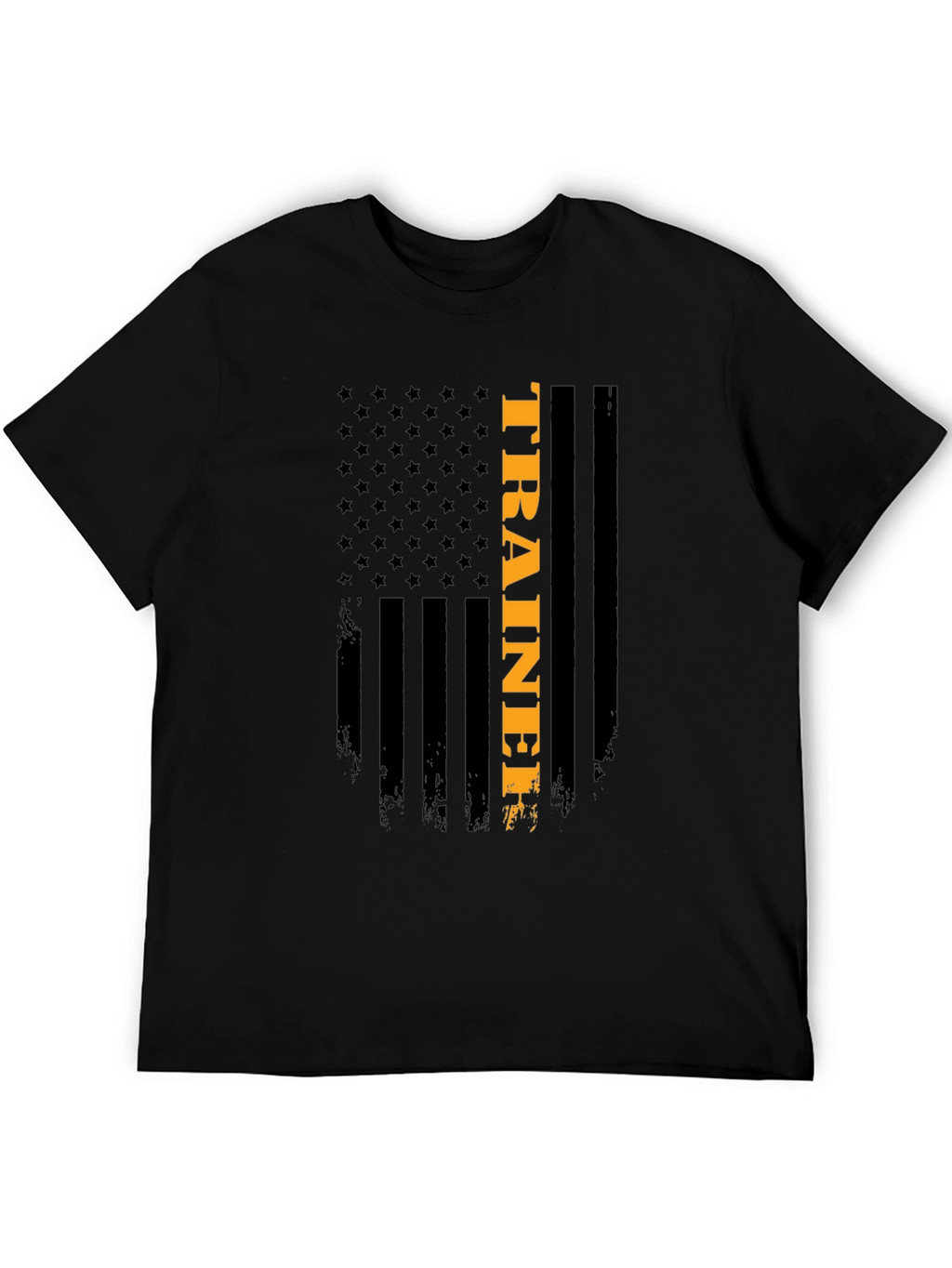 American Flag Trainer Graphic T-Shirt