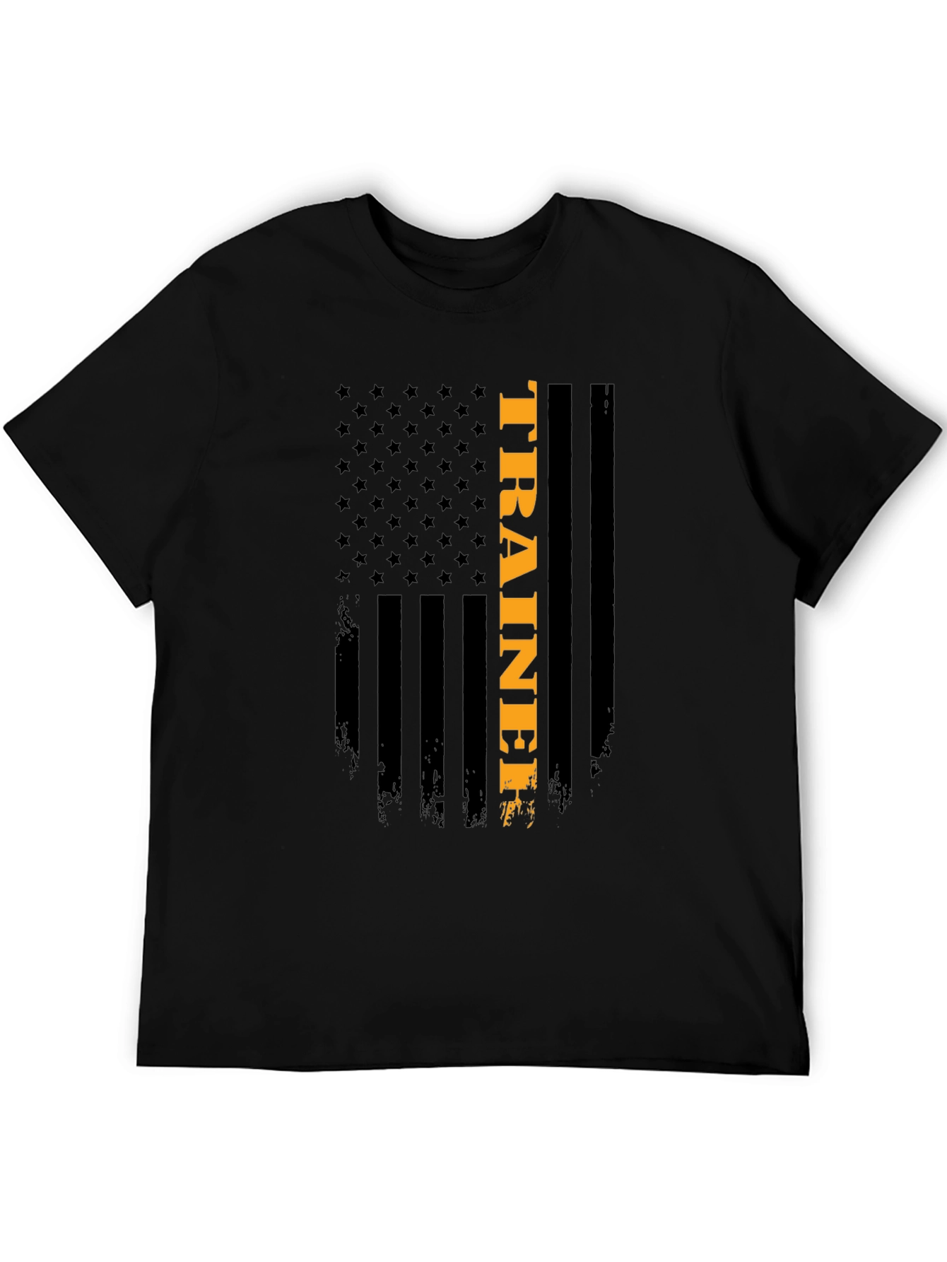 American Flag Trainer Graphic T-Shirt