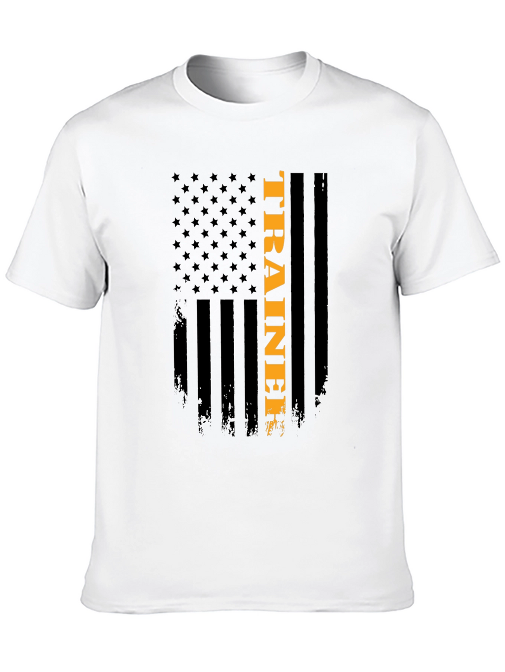American Flag Trainer Graphic T-Shirt