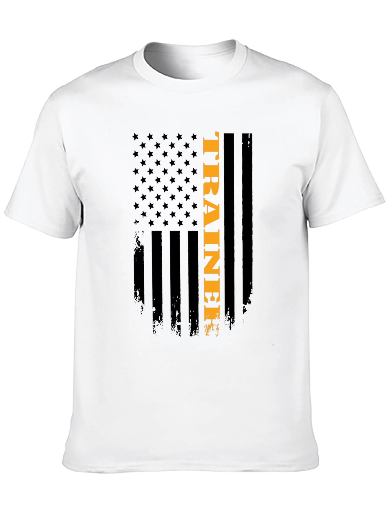 American Flag Trainer Graphic T-Shirt