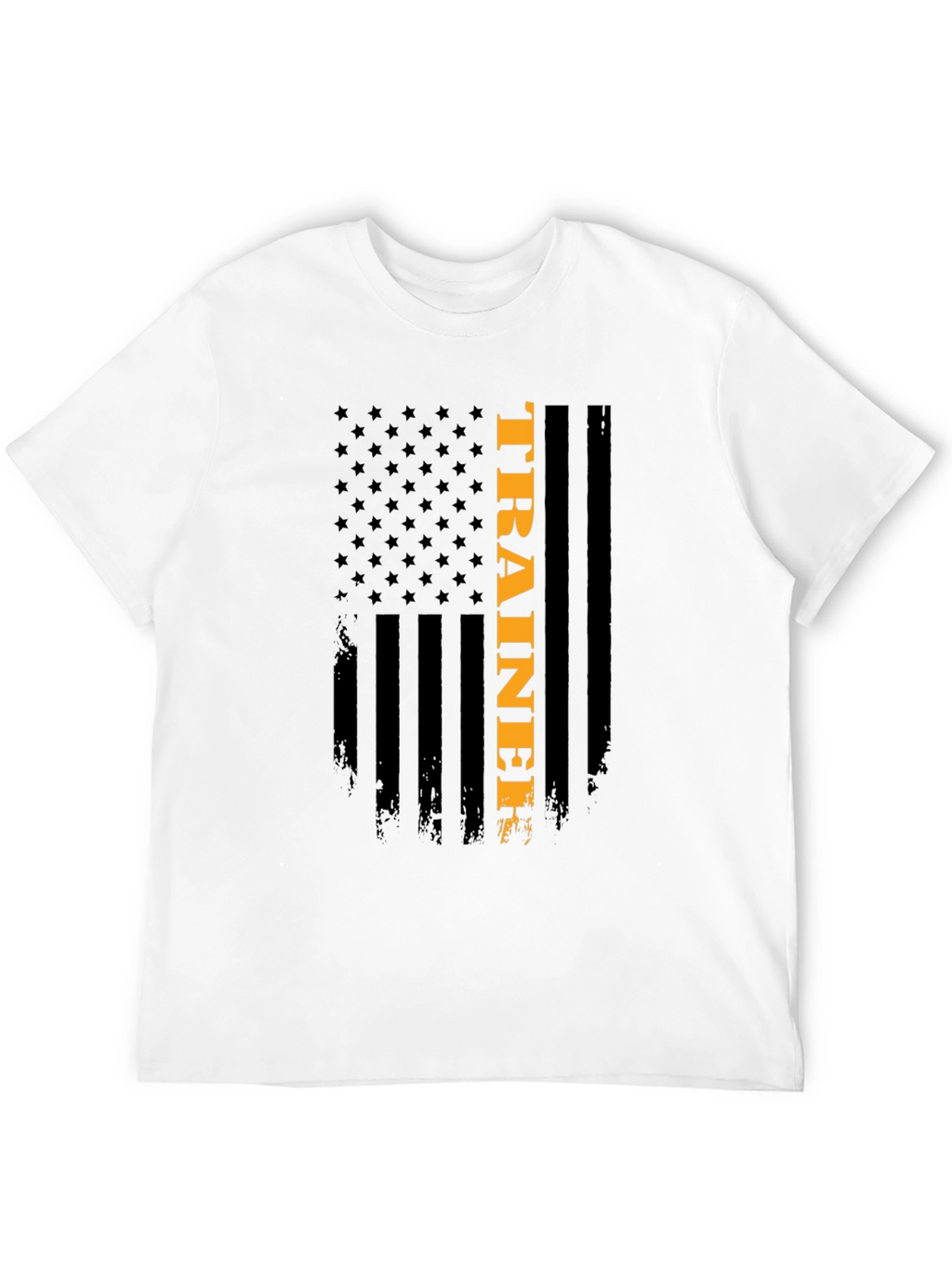 American Flag Trainer Graphic T-Shirt