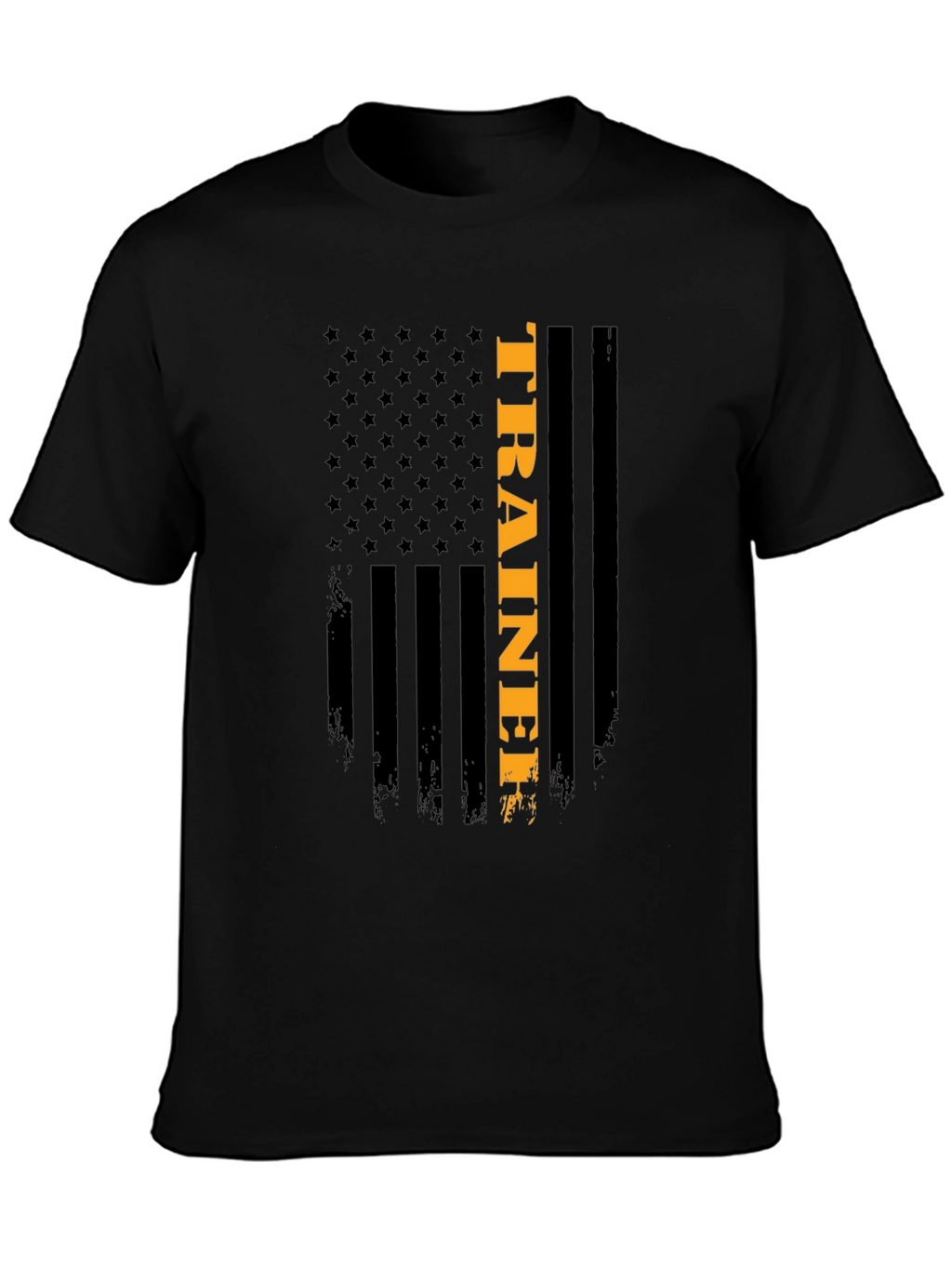 American Flag Trainer Graphic T-Shirt