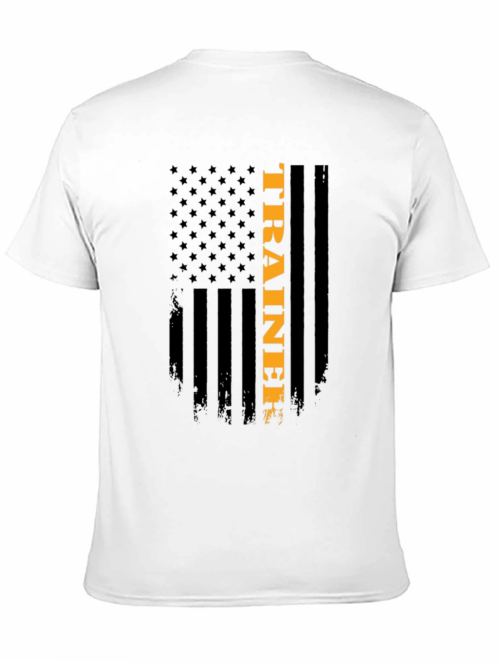 American Flag Trainer Graphic T-Shirt