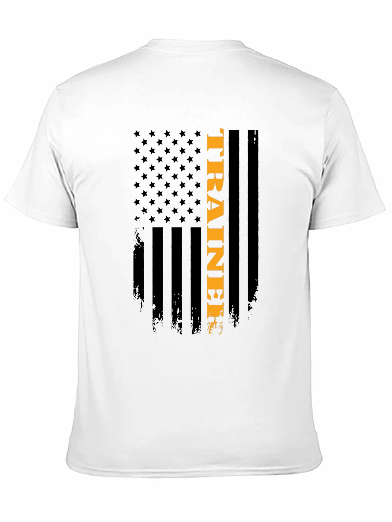 American Flag Trainer Graphic T-Shirt